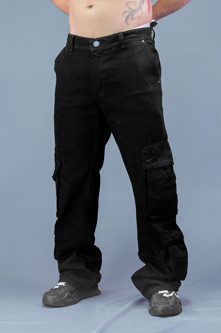 JEAN CARGO PREMIUM NEGRO
