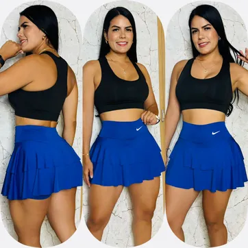 Falda short doble capa - imagen 1