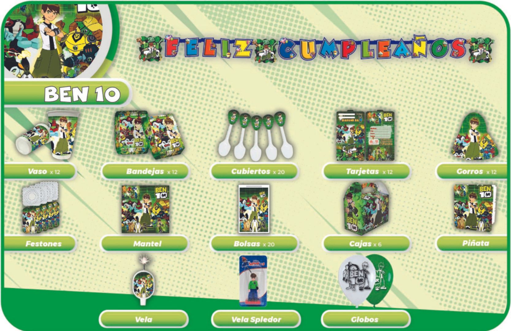 DECORACIÓN BEN 10