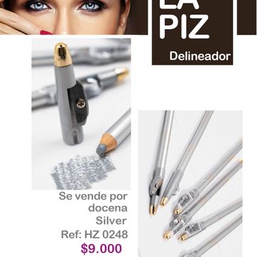 Imagen del producto HZ0248 Lapiz Delineador Silver
