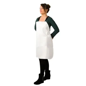 Imagen del producto     E DELANTAL HULE BLANCO CARNICERO 