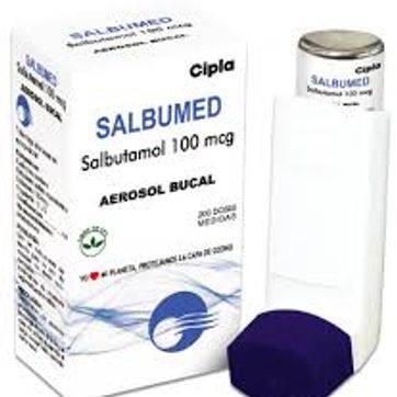 Imagen del producto SALBUMED (SALBUTAMOL) INHALADOR X 200 DOSIS