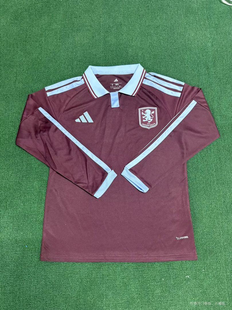 Aston Villa 2026-27 Manga Larga Fan