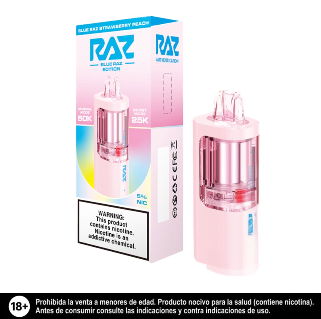 Raz Pod Blue Raz Strawberry Peach 50.000 Puffs