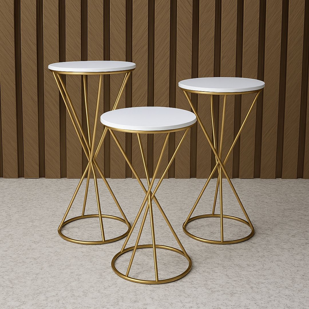 MESA ENTORCHADA  X 3 UNIDADES