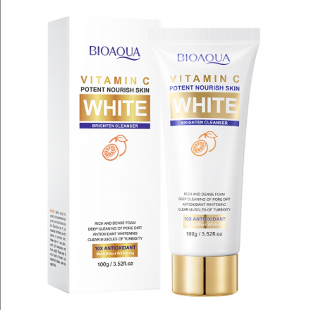 JABON VITAMINA C WHITE BIOAQUA 
