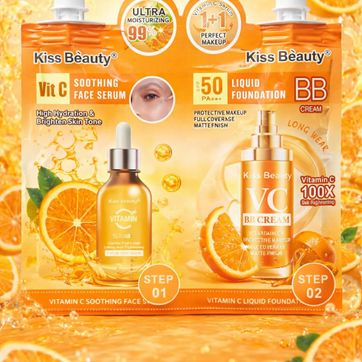 Imagen del producto SERUM Y BASE VITAMINA C KISS BEAUTY