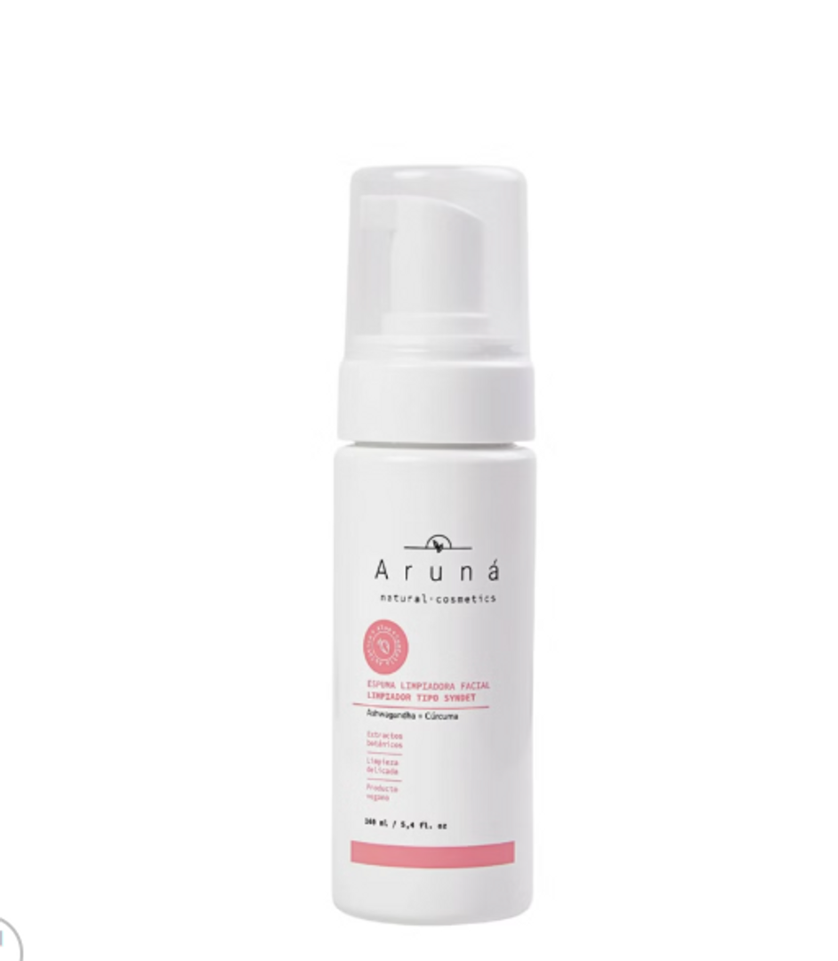 ESPUMA LIMPIADORA FACIAL CURCUMA 160ML ARUNA