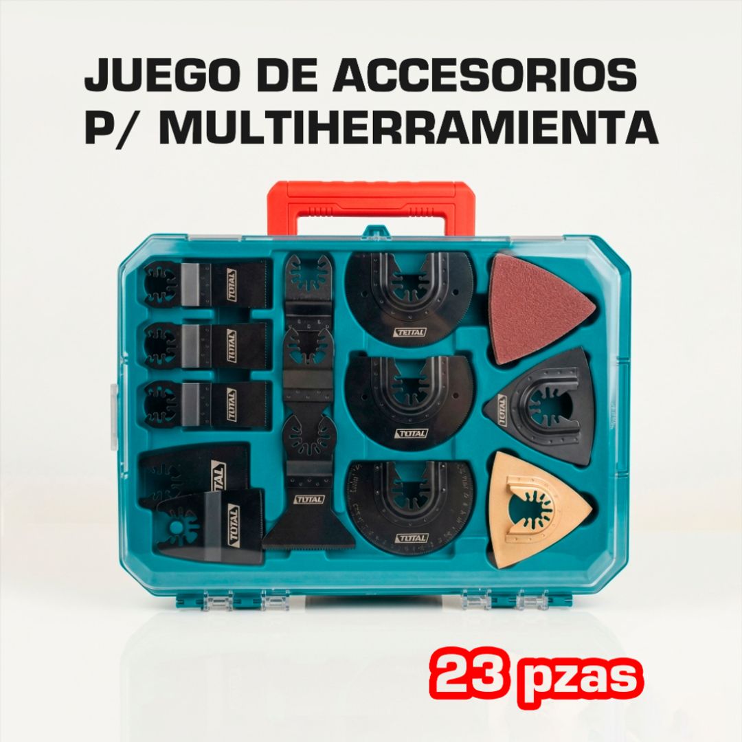 SET ACCESORIOS P/SIERRA MULTIFUNCION 23 PZAS