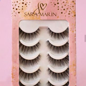 Imagen del producto Sara Marín Pestañas x 5 Ref 155