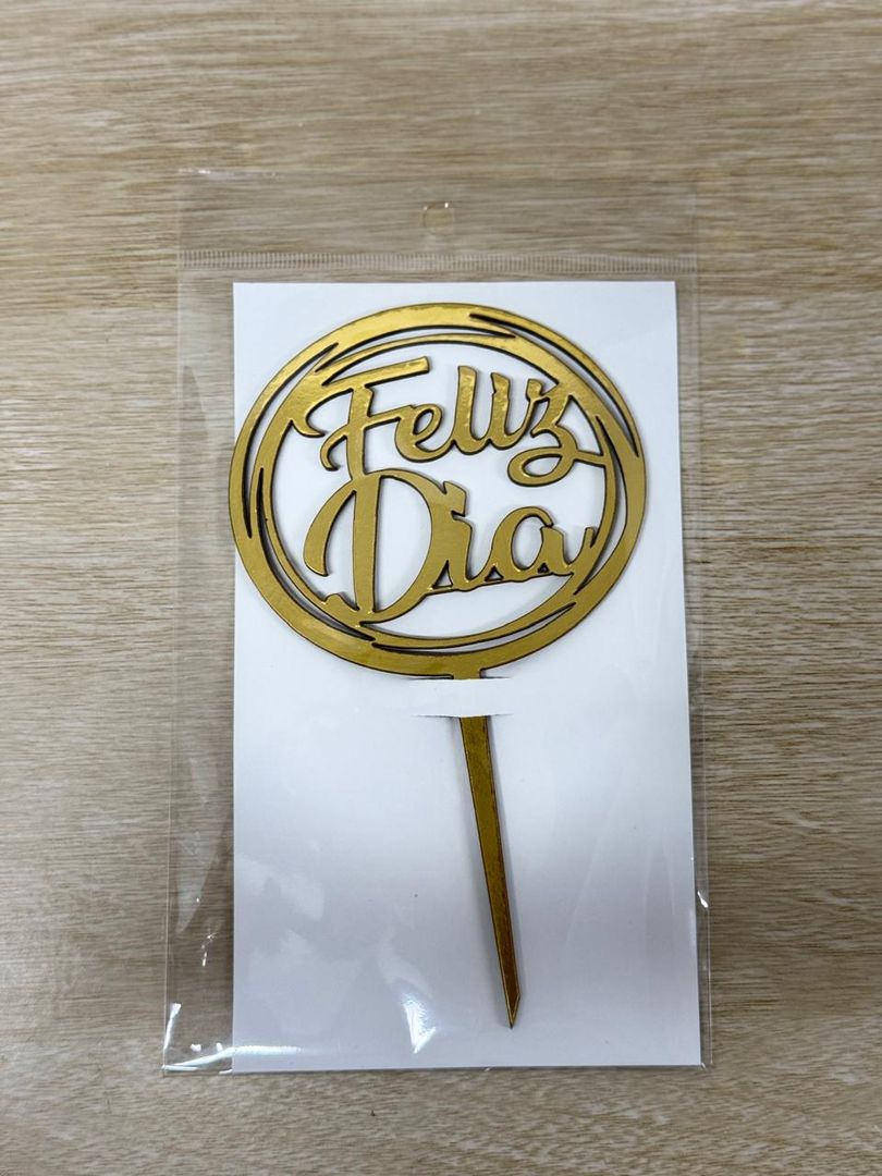 000 TOPPER MEDIANO"FELIZ DÌA"
