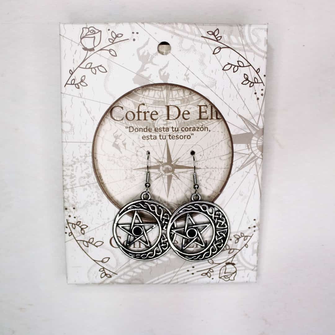 ARETES LUNA ESTRELLA