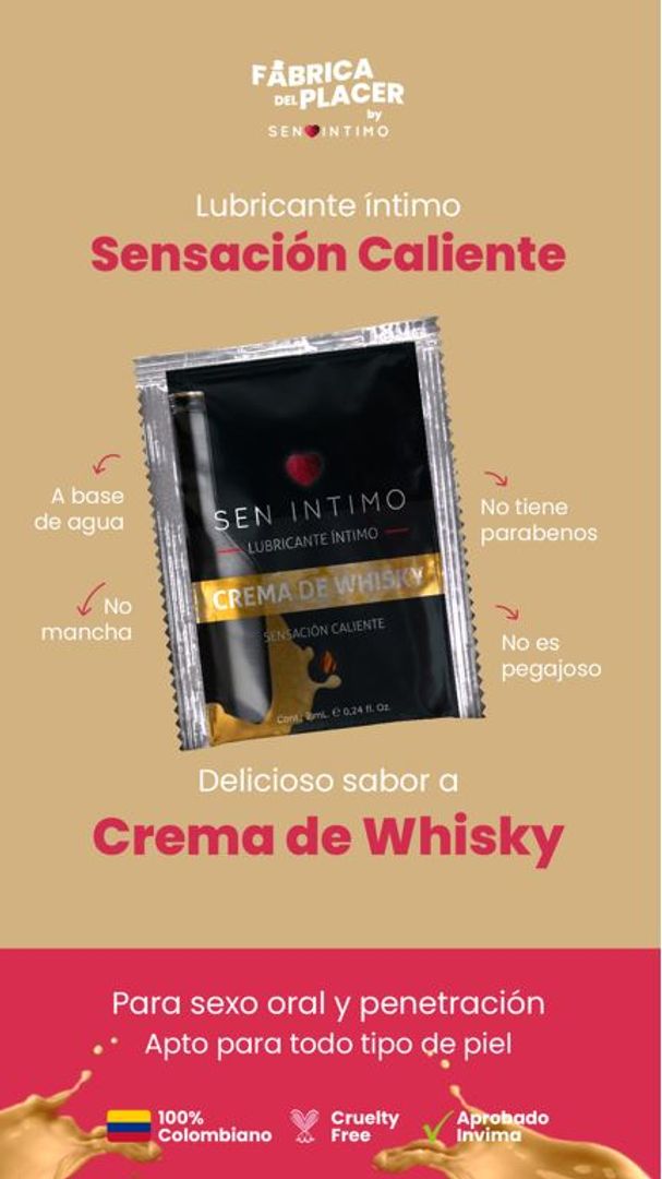 PAPELETA ORAL CREMA DE WHISKY