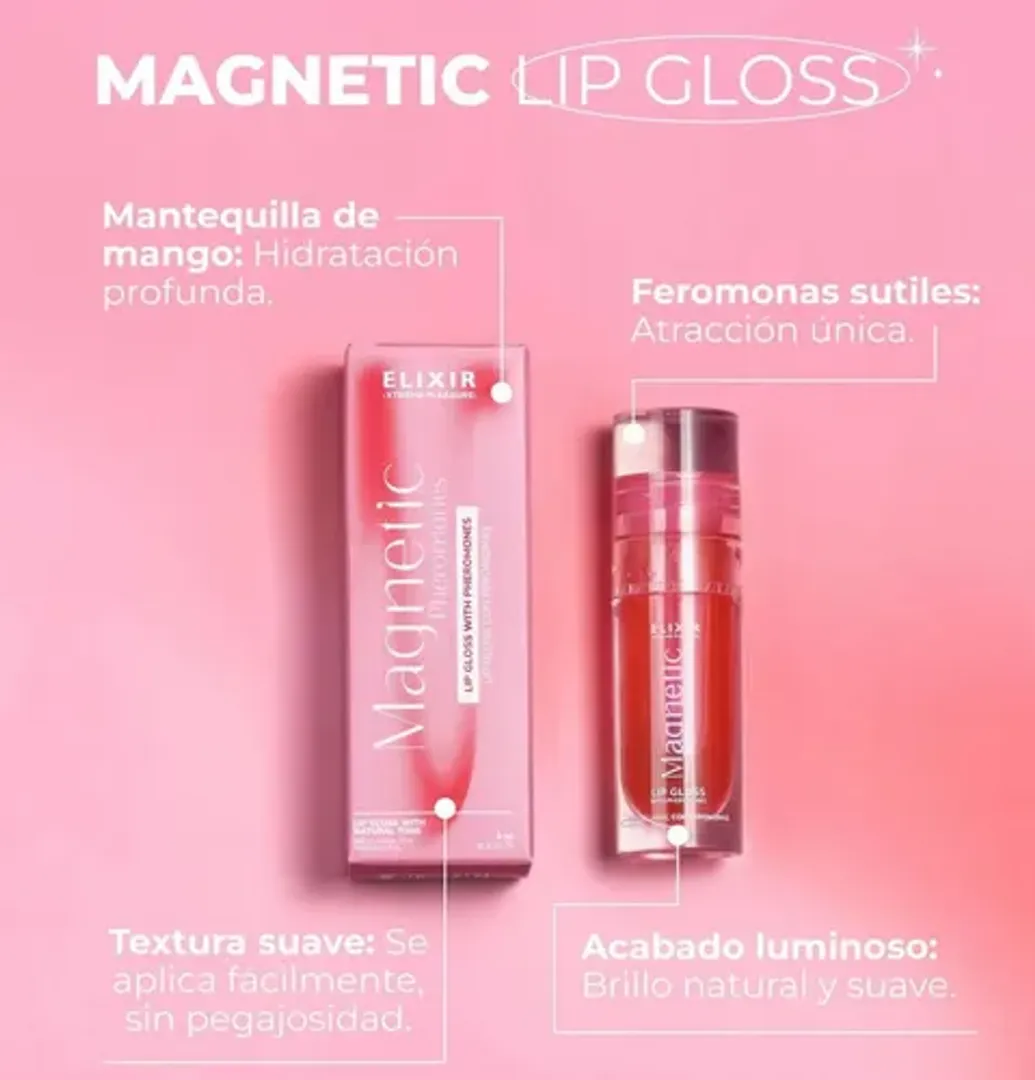 BRILLO LABIAL GLOSS MAGNETIC CON FEROMONAS ELIXIR 5 ML