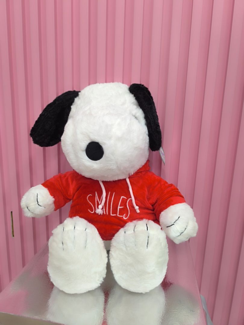 SNOOPY FRANELA ROJA 40CM