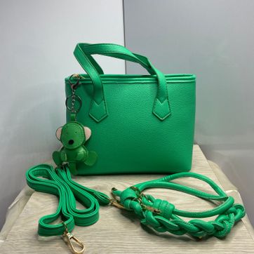 Imagen del producto Bolso, naranja, blanco y verde 
