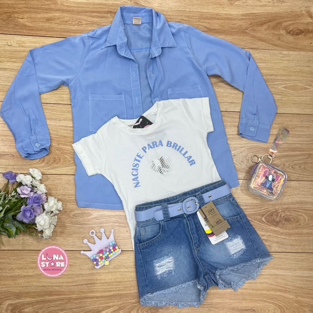 CONJUNTO TRIO DE SHORT