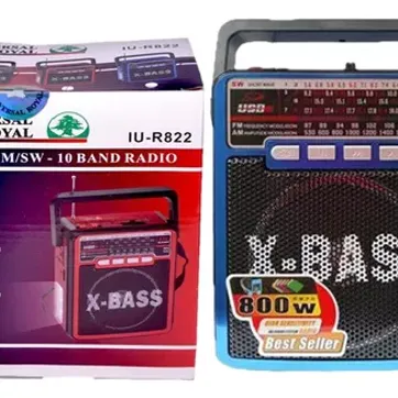 Imagen del producto Parlante Portatil Bluetooth Radio 3 Bandas Iu-r822