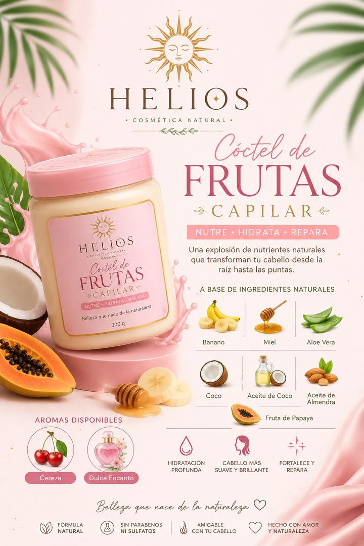 COCTEL DE FRUTAS BOMBA DE HIDRATACION