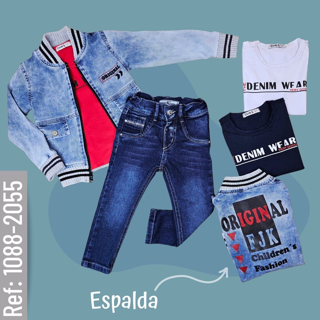 Conjunto tres piezas para niño
