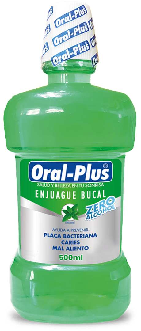 ENJUAGUE ORAL PLUS VERDE*500ML
