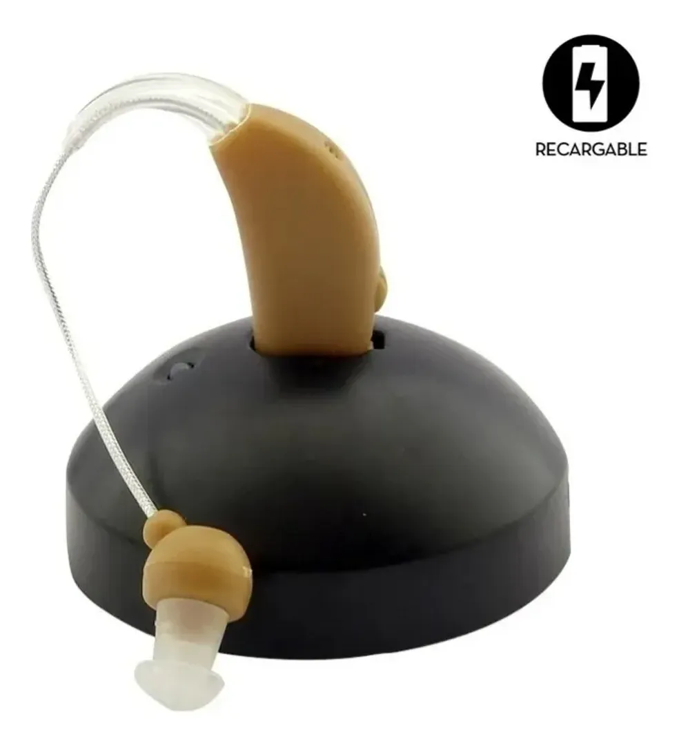 AUDIFONO ORTOPEDICO RECARGABLE SORDERA PROTESIS OIDO SORDOS