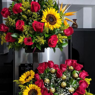 Imagen del producto ramo doble corazon