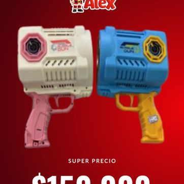 Imagen del producto Pistola Lanza Burbujas "Mega Premium"