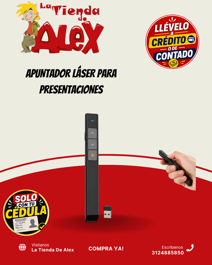 APUNTADOR LÁSER PARA PRESENTACIONES
