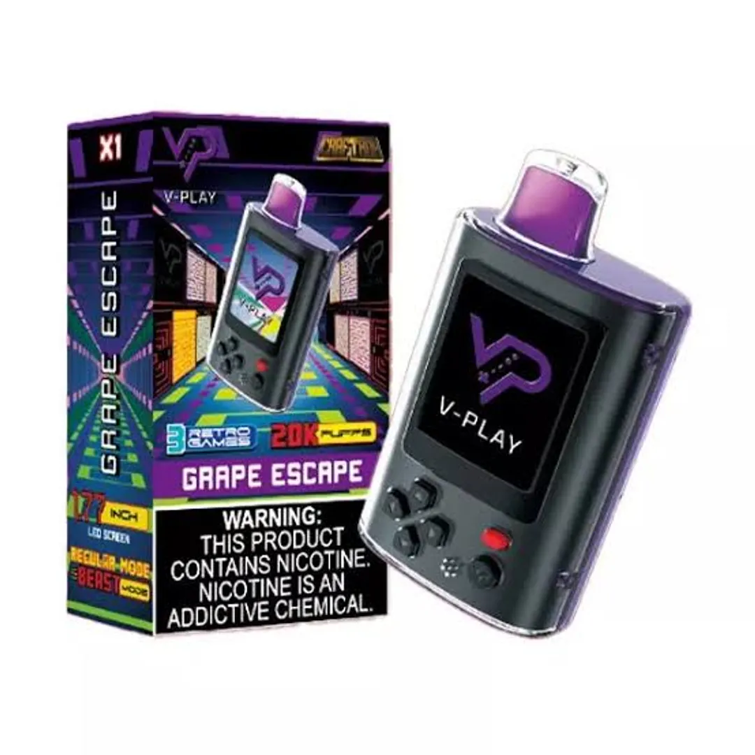 VAPEADOR RETRO GAMES 20000 PUFFS V-PLAY