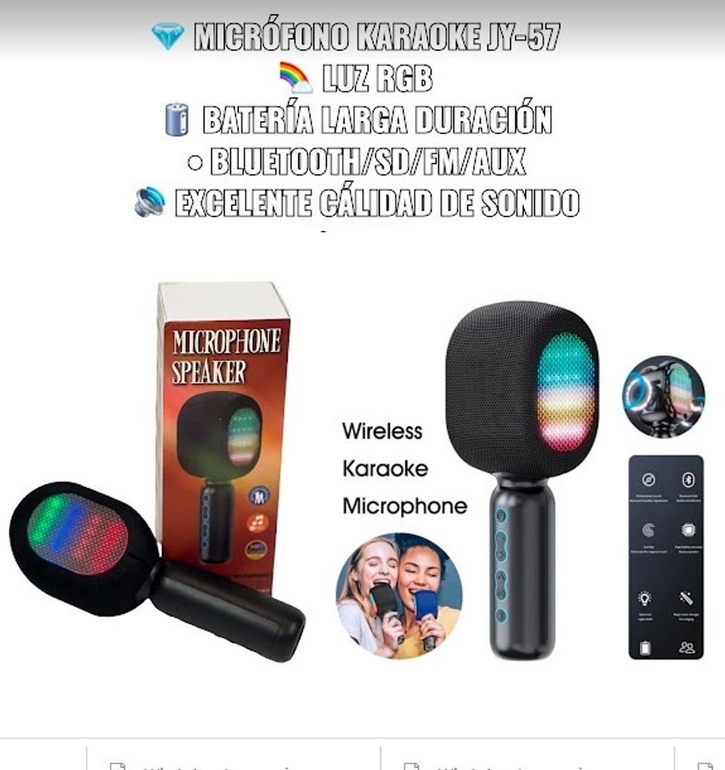 MICROFONO KARAOKE JY57
