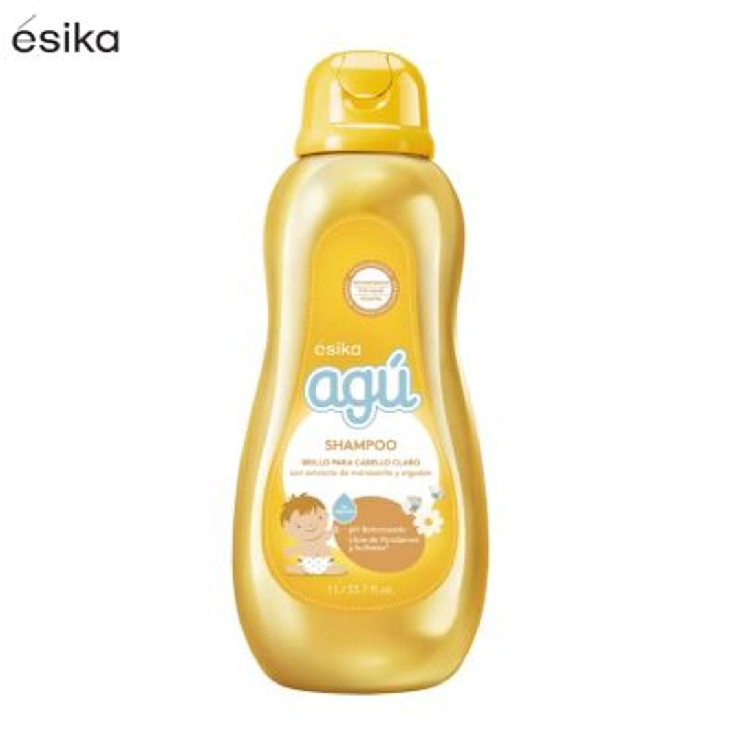 SHAMPOO AGU BRILLO PARA CABELLO CLARO 1 L