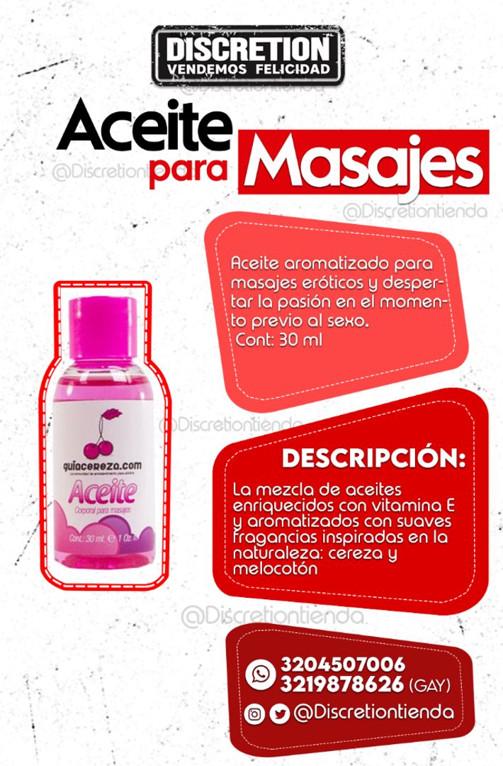 ACEITE PARA MASAJES BY GUIACEREZA 