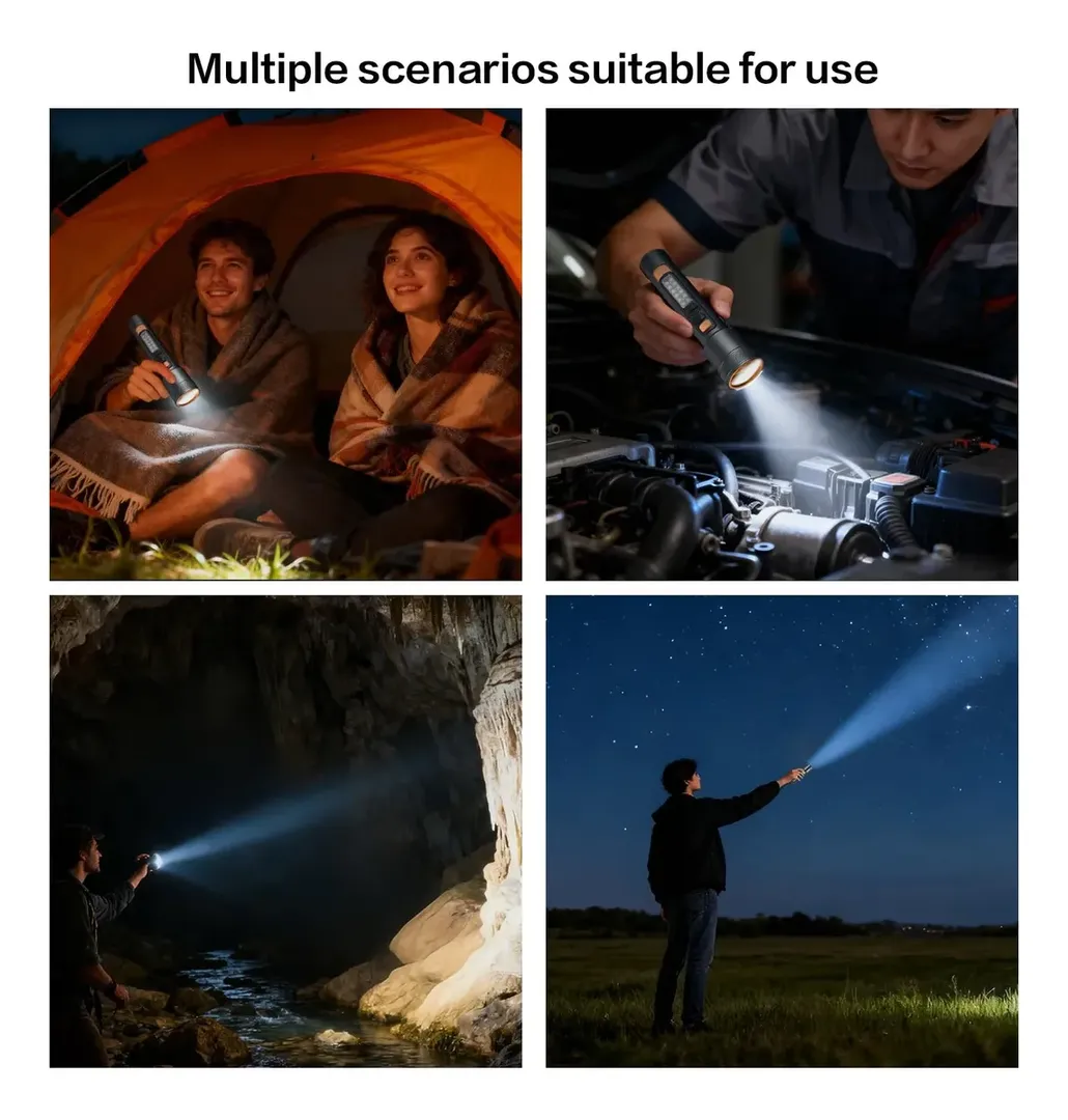 LINTERNA LED RECARGABLE STRONG LIGHT 4000 mAh