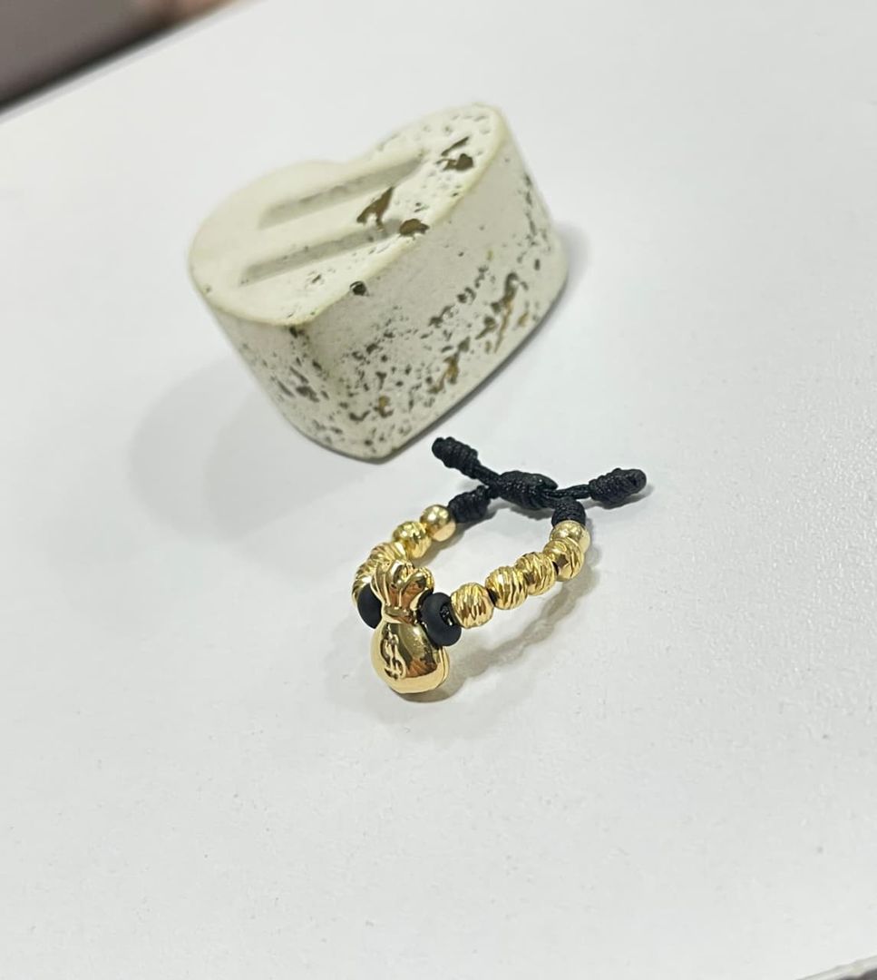 Anillo bolsa dinero balin italy 4mm