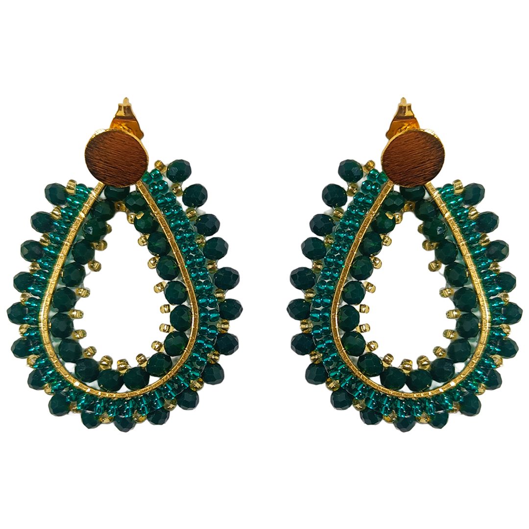 Aretes artesanales Gotas