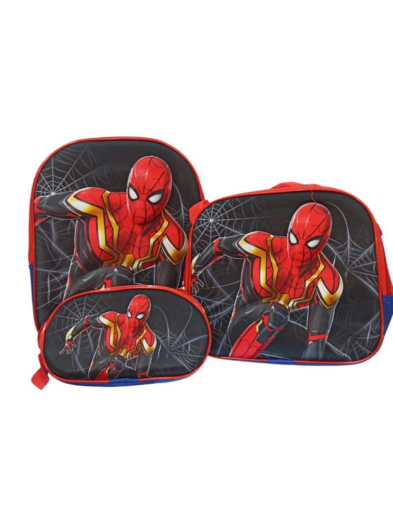 Trio bolsos spiderman