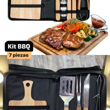 KIT PARA ASADOS 7 PIEZAS - imagen 1