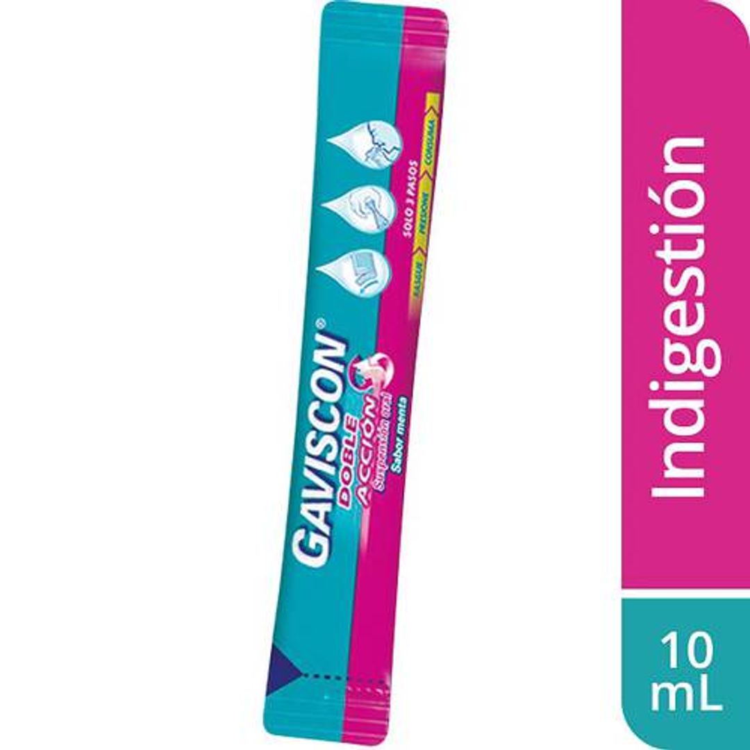 GAVISCON SACHET DOBLE ACCION*10ML