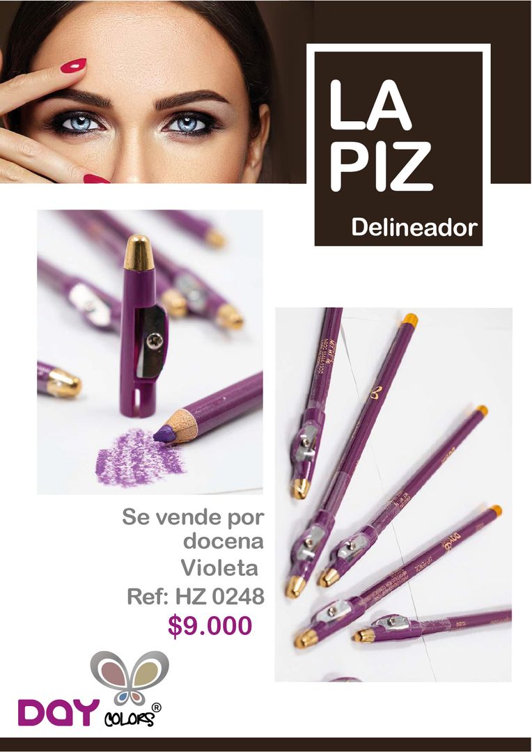 HZ0248 Lapiz Delineador Violeta
