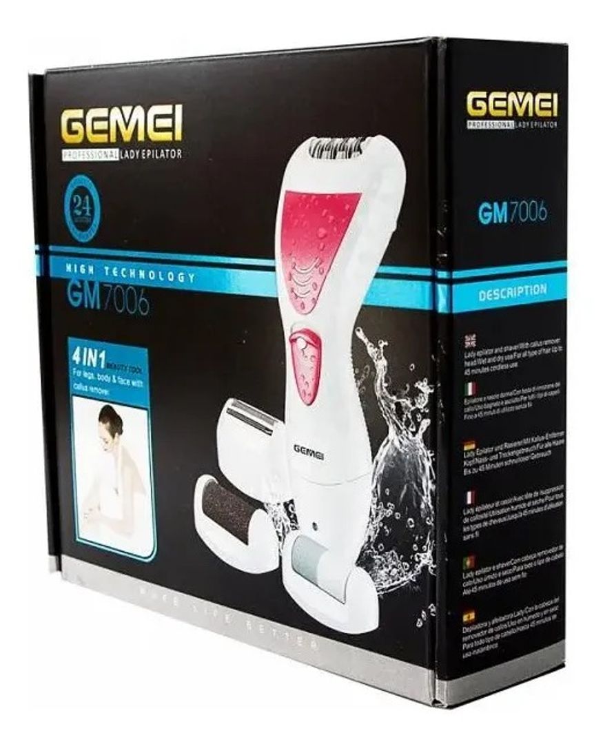 DEPILADORA PROFESIONAL IGEMEI GM-7006 4 EN 1