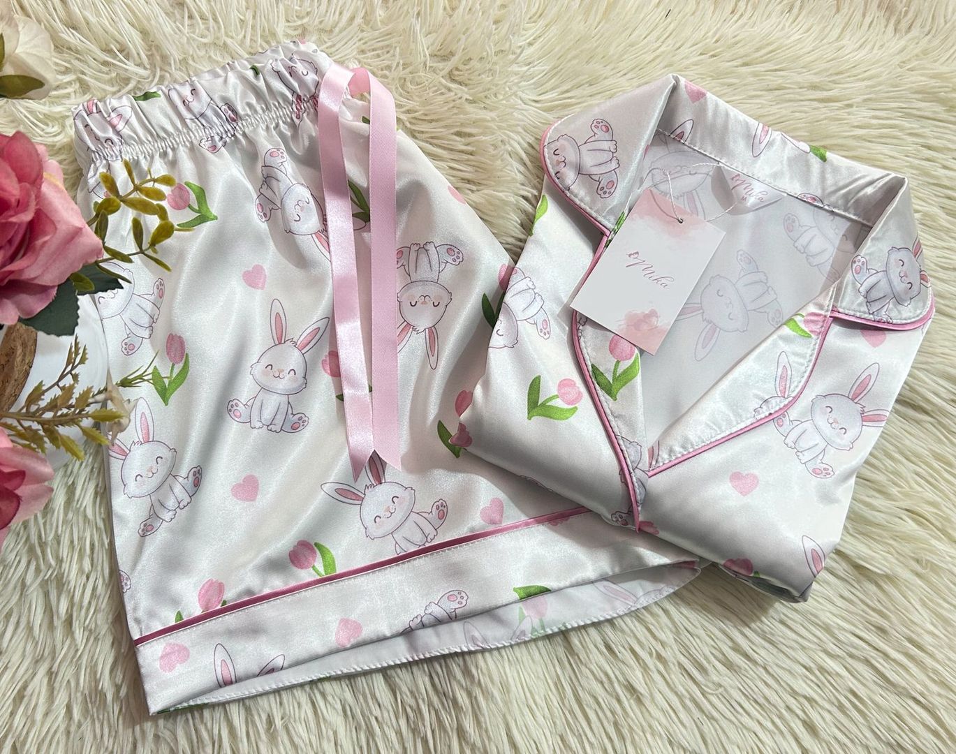 Set Conejitos / Seda 