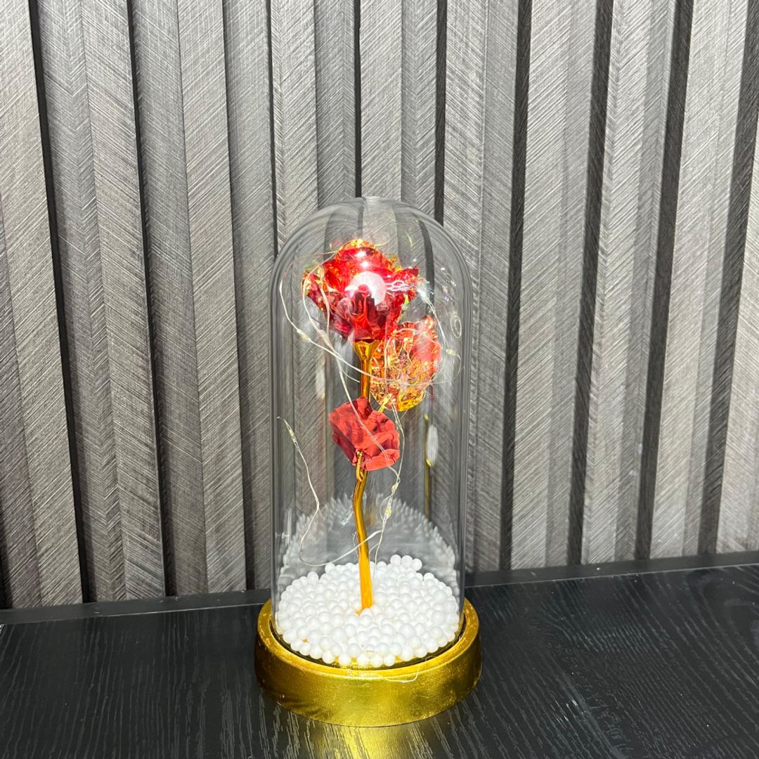 ROSA ENCAPSULADA ROJA MEDIANA