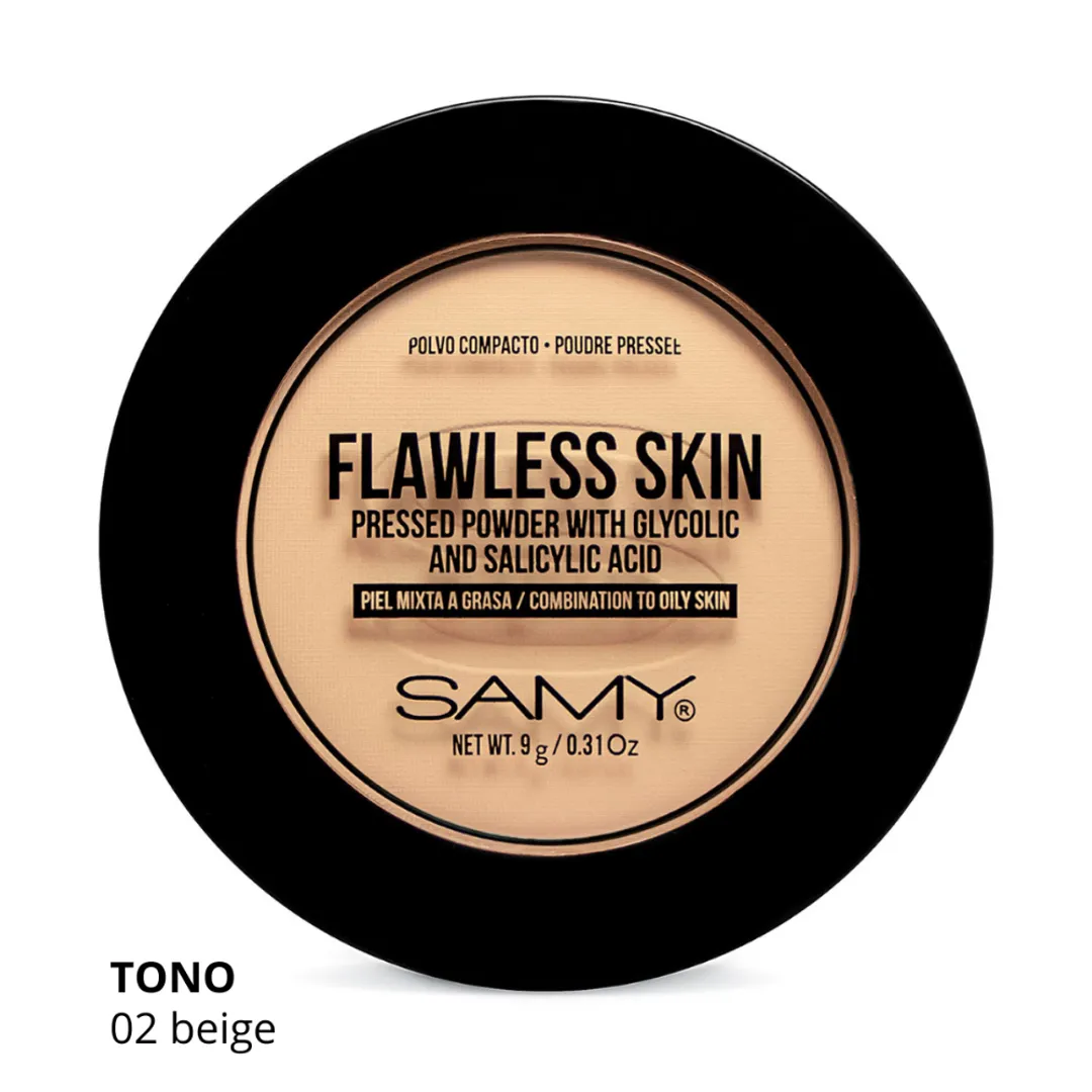 POLVO COMPACTO PIEL MIXTA A GRASA SAMY