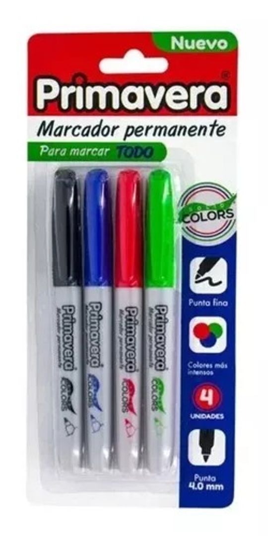 MARCADORES PRIMAVERA X4