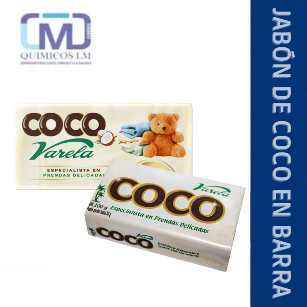 JABON DE COCO EN BARRA VARELA 300gr