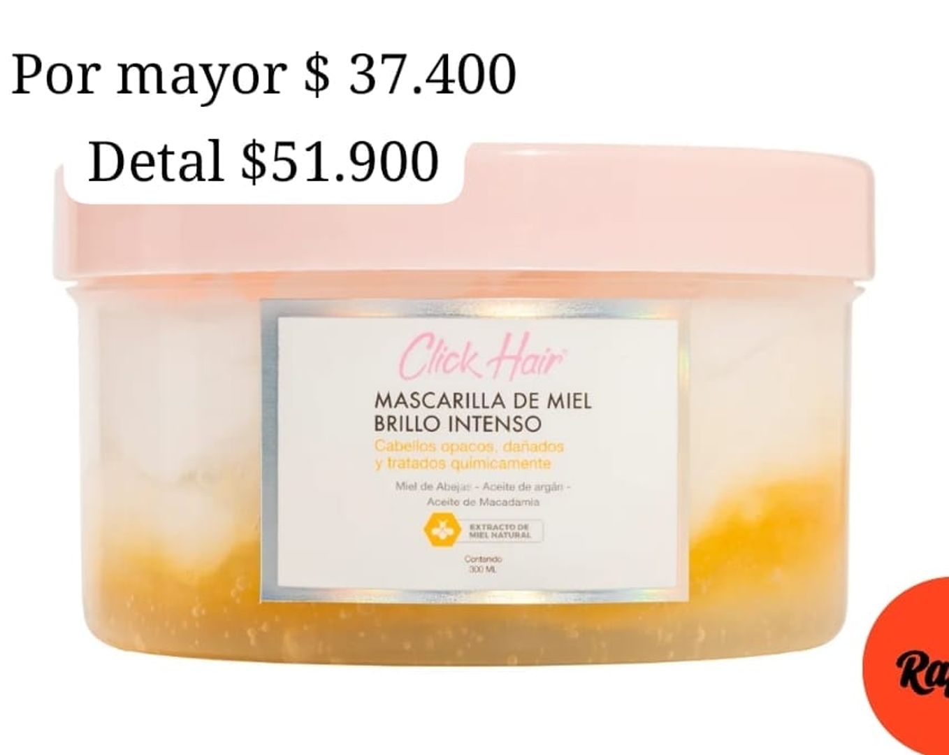 CC03- MASCARILLA MIEL CLICK 