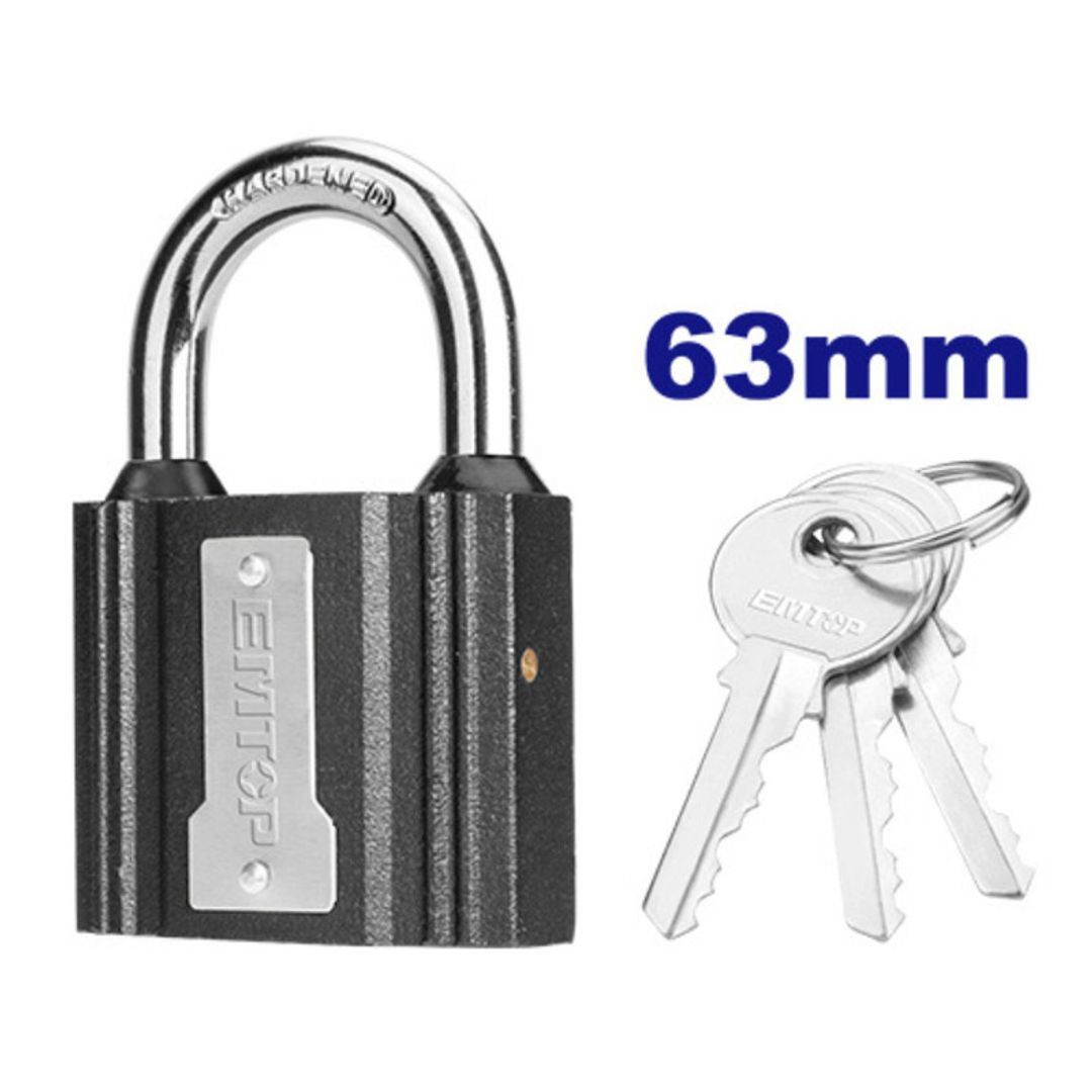 EMTOP CANDADO 63MM HIERRO CILINDRO BRONCE SUPER EMTOP