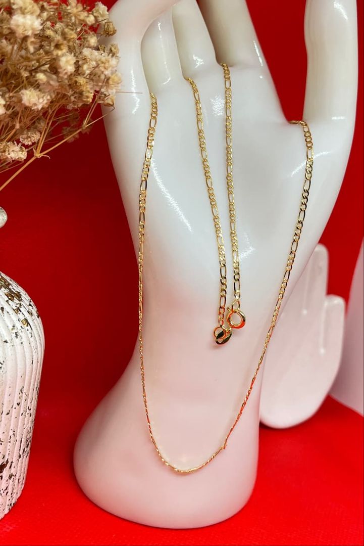 Cadena cartier 3*1 de 1.8mm de 60cm 