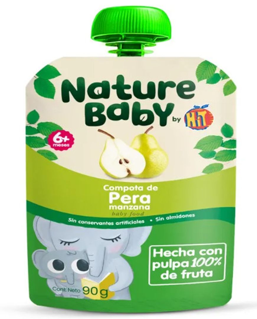 COMPOTA PERA NATURE HIT*90G